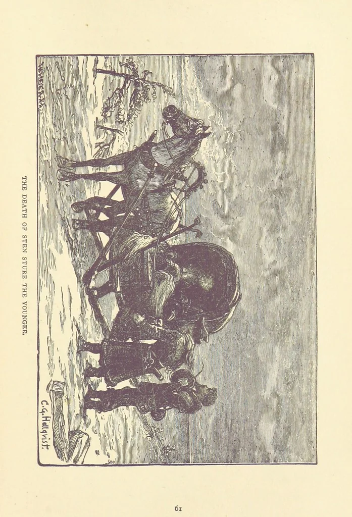 An illustration from Gustavus Vasa and his stirring times. Scenes from history told for youthful readers, 1882, leaf 73