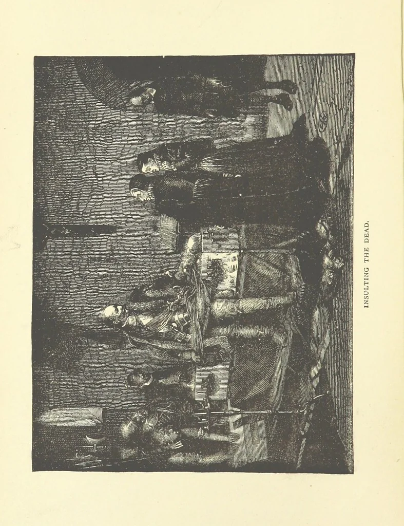 An illustration from Gustavus Vasa and his stirring times. Scenes from history told for youthful readers, 1882, leaf 88