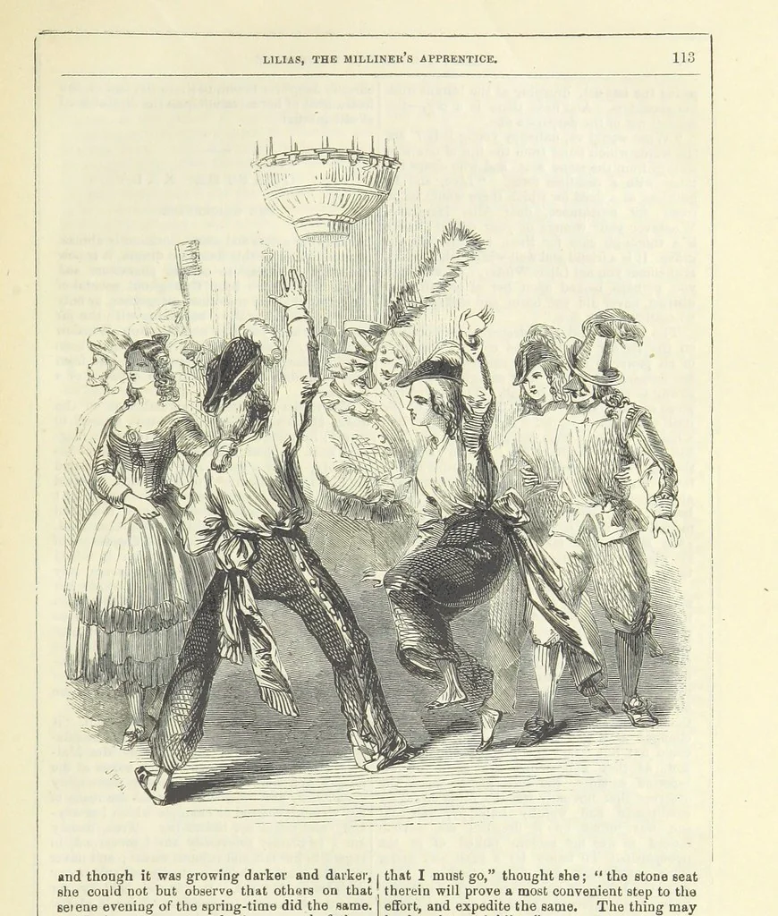 An illustration from Lilias, the Milliner's Apprentice ... With ... wood-engravings drawn by W. H. Thwaits, 1854, leaf 125