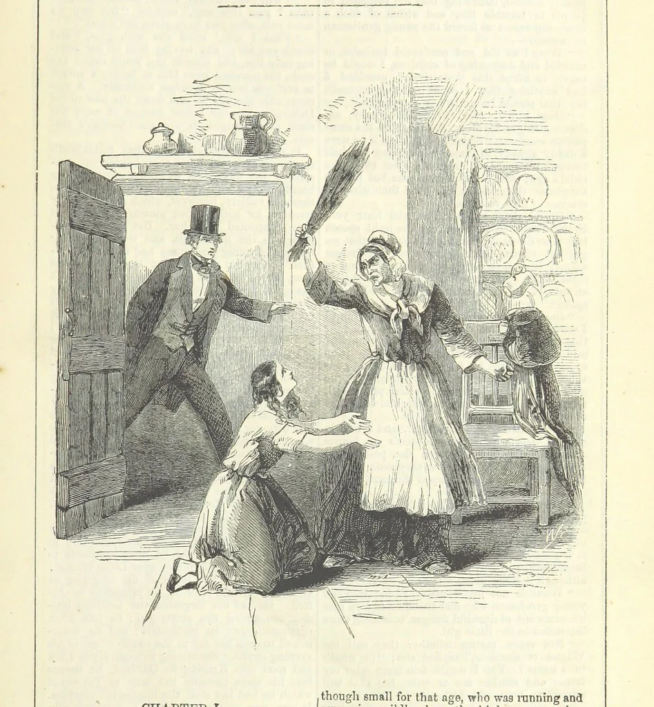 An illustration from Lilias, the Milliner's Apprentice ... With ... wood-engravings drawn by W. H. Thwaits, 1854, leaf 13