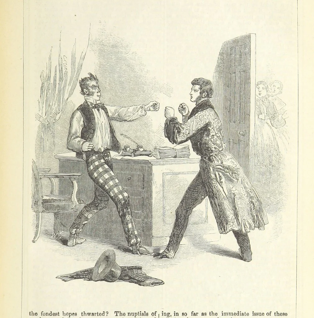 An illustration from Lilias, the Milliner's Apprentice ... With ... wood-engravings drawn by W. H. Thwaits, 1854, leaf 309
