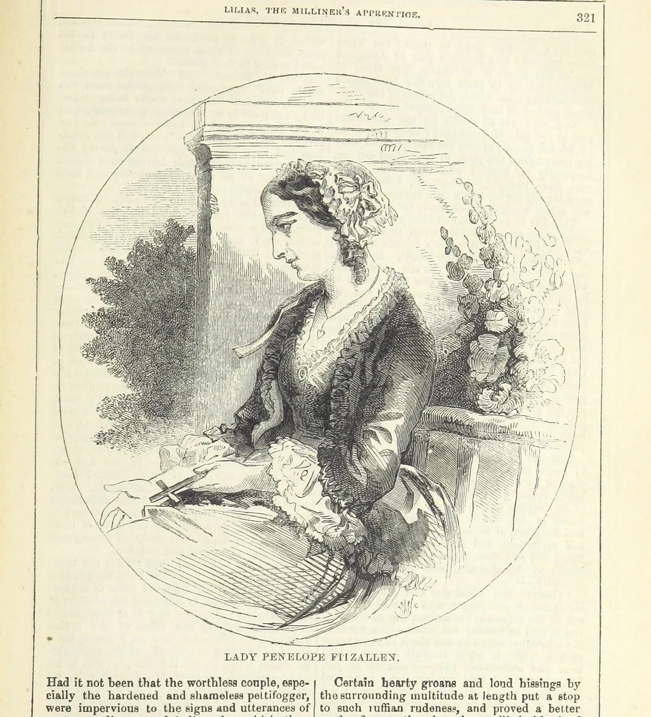 An illustration from Lilias, the Milliner's Apprentice ... With ... wood-engravings drawn by W. H. Thwaits, 1854, leaf 333