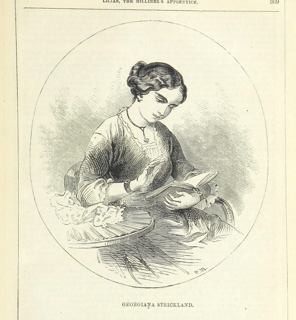 An illustration from Lilias, the Milliner's Apprentice ... With ... wood-engravings drawn by W. H. Thwaits, 1854, leaf 381