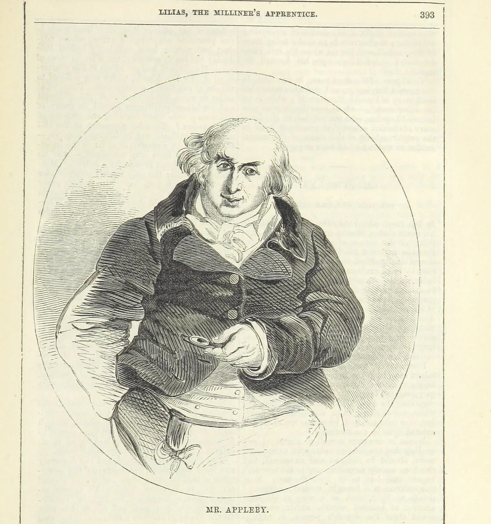 An illustration from Lilias, the Milliner's Apprentice ... With ... wood-engravings drawn by W. H. Thwaits, 1854, leaf 405