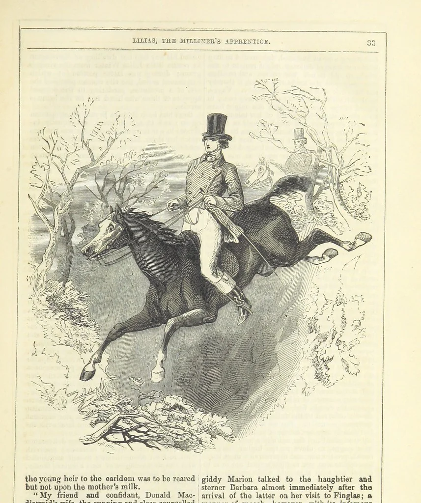 An illustration from Lilias, the Milliner's Apprentice ... With ... wood-engravings drawn by W. H. Thwaits, 1854, leaf 45