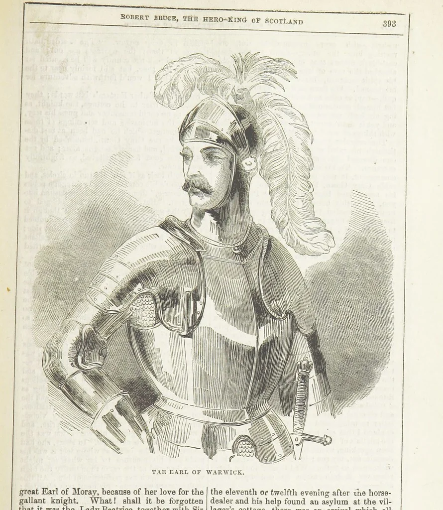 An illustration from Robert Bruce, the Hero-King of Scotland ... With ... wood-engravings drawn by W. H. Thwaits. [A novel, 1852, leaf 401