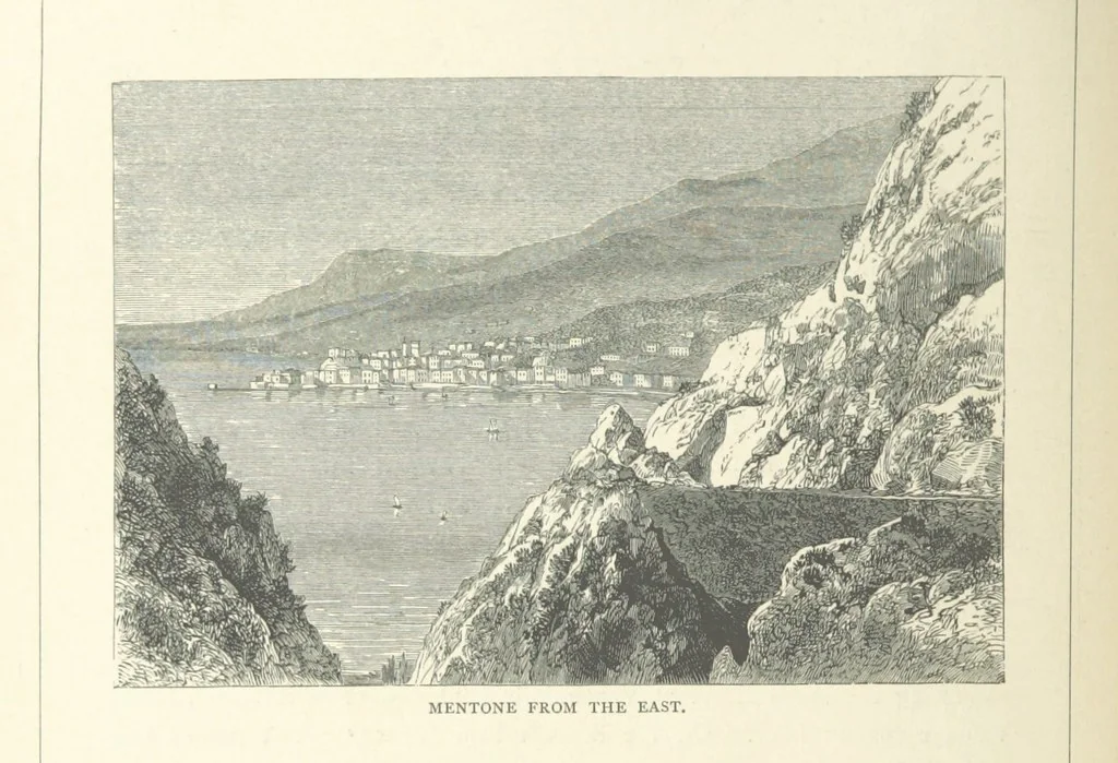 An illustration from The Riviera: pen and pencil sketches from Cannes to Genoa ... With ... chromo-lithographic illustrations ... from drawings by the author, 1870, leaf 104