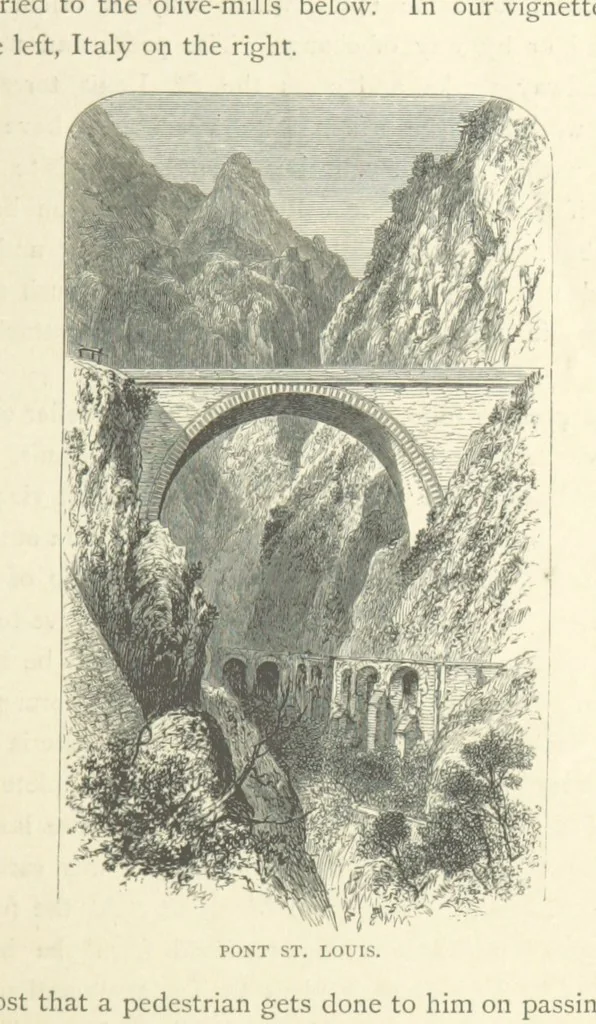 An illustration from The Riviera: pen and pencil sketches from Cannes to Genoa ... With ... chromo-lithographic illustrations ... from drawings by the author, 1870, leaf 105