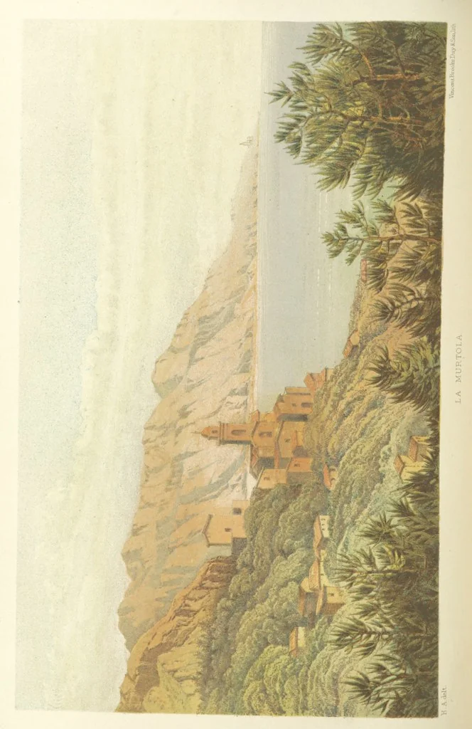 An illustration from The Riviera: pen and pencil sketches from Cannes to Genoa ... With ... chromo-lithographic illustrations ... from drawings by the author, 1870, leaf 108