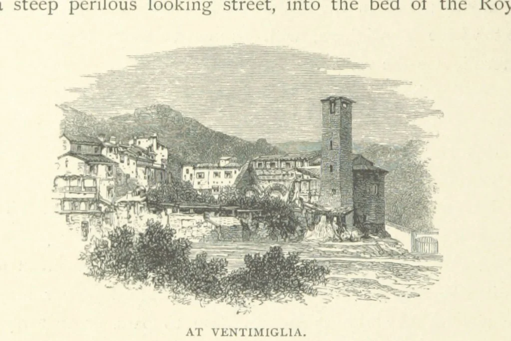 An illustration from The Riviera: pen and pencil sketches from Cannes to Genoa ... With ... chromo-lithographic illustrations ... from drawings by the author, 1870, leaf 112