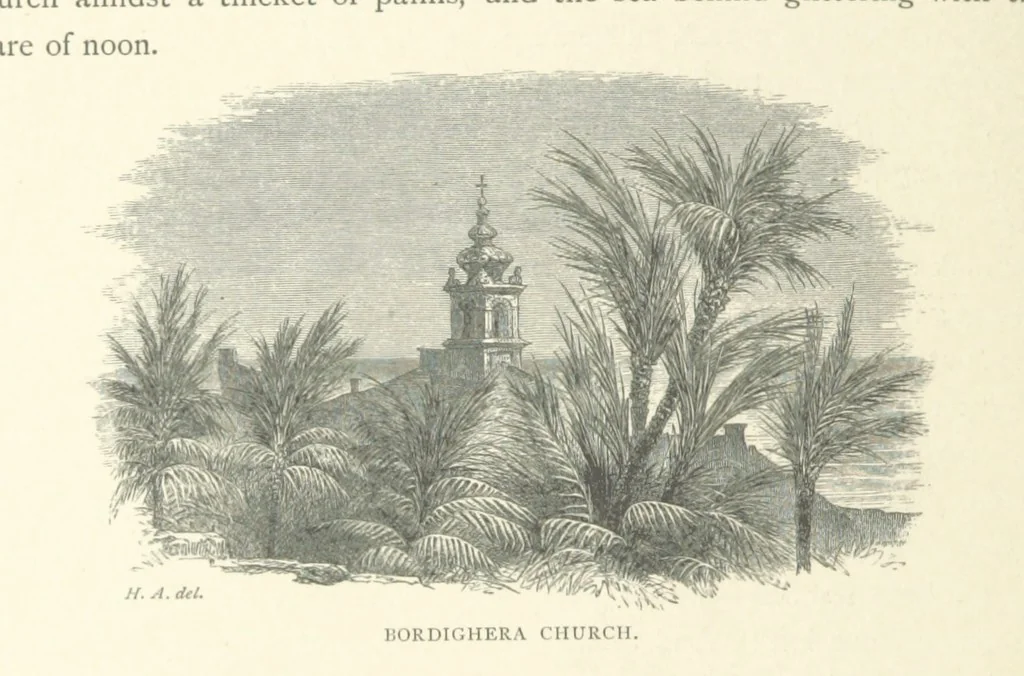 An illustration from The Riviera: pen and pencil sketches from Cannes to Genoa ... With ... chromo-lithographic illustrations ... from drawings by the author, 1870, leaf 118
