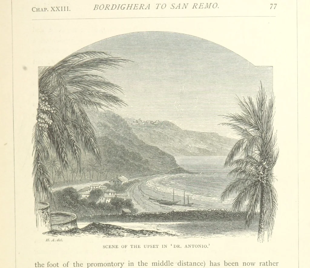 An illustration from The Riviera: pen and pencil sketches from Cannes to Genoa ... With ... chromo-lithographic illustrations ... from drawings by the author, 1870, leaf 125