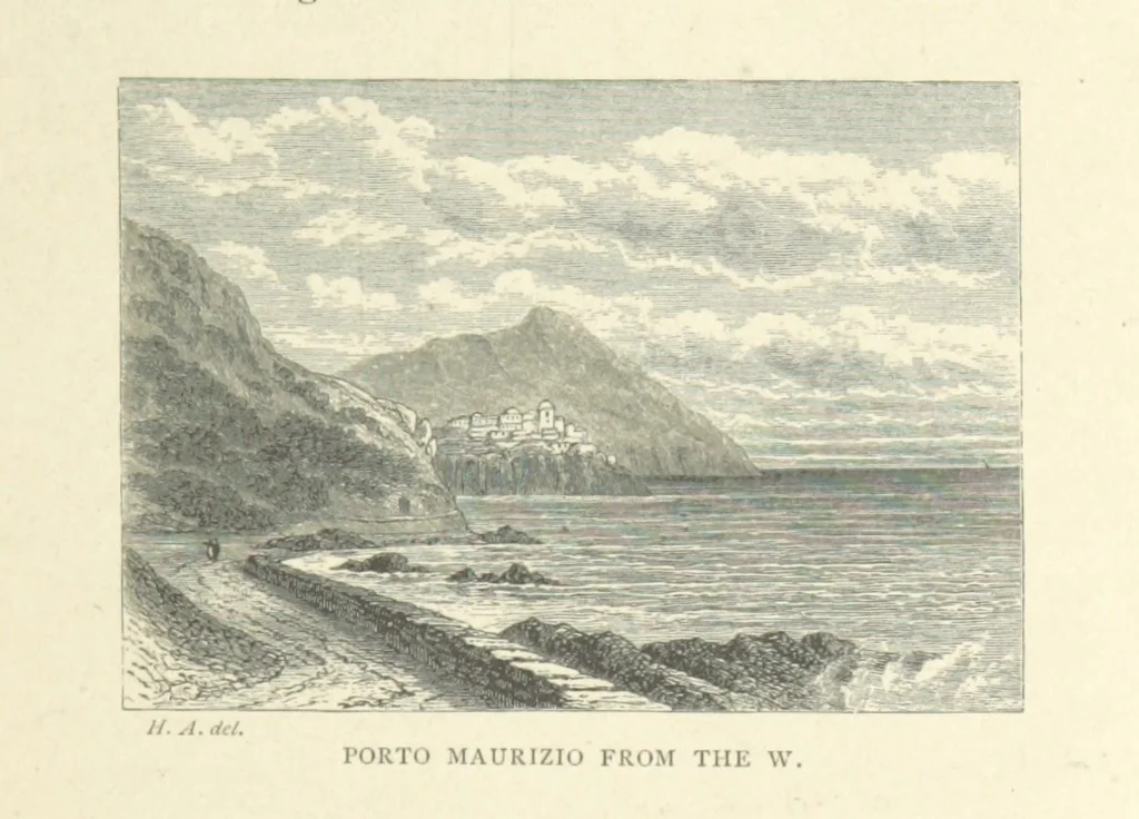 An illustration from The Riviera: pen and pencil sketches from Cannes to Genoa ... With ... chromo-lithographic illustrations ... from drawings by the author, 1870, leaf 129