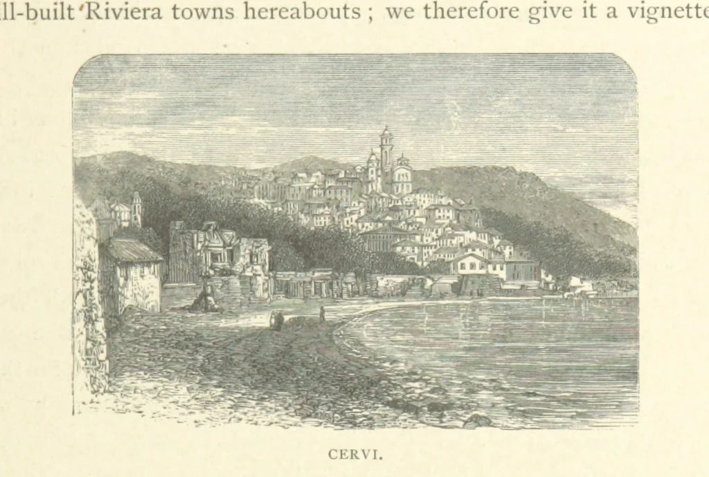 An illustration from The Riviera: pen and pencil sketches from Cannes to Genoa ... With ... chromo-lithographic illustrations ... from drawings by the author, 1870, leaf 139
