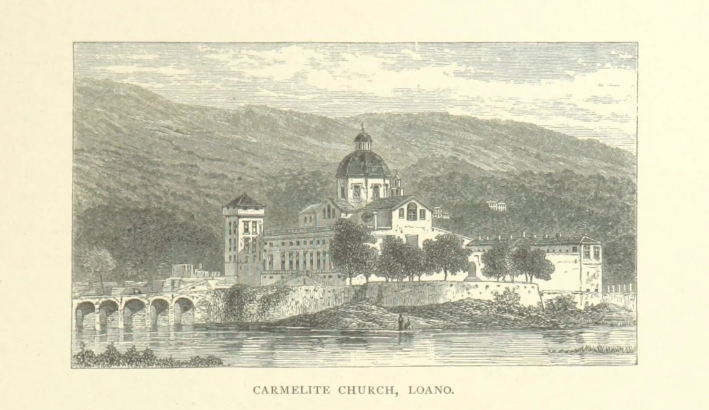 An illustration from The Riviera: pen and pencil sketches from Cannes to Genoa ... With ... chromo-lithographic illustrations ... from drawings by the author, 1870, leaf 153