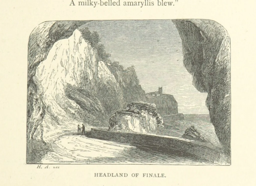 An illustration from The Riviera: pen and pencil sketches from Cannes to Genoa ... With ... chromo-lithographic illustrations ... from drawings by the author, 1870, leaf 157