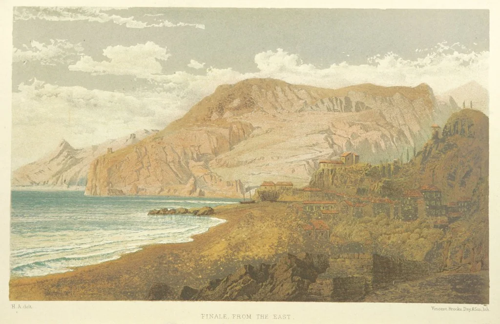 An illustration from The Riviera: pen and pencil sketches from Cannes to Genoa ... With ... chromo-lithographic illustrations ... from drawings by the author, 1870, leaf 160