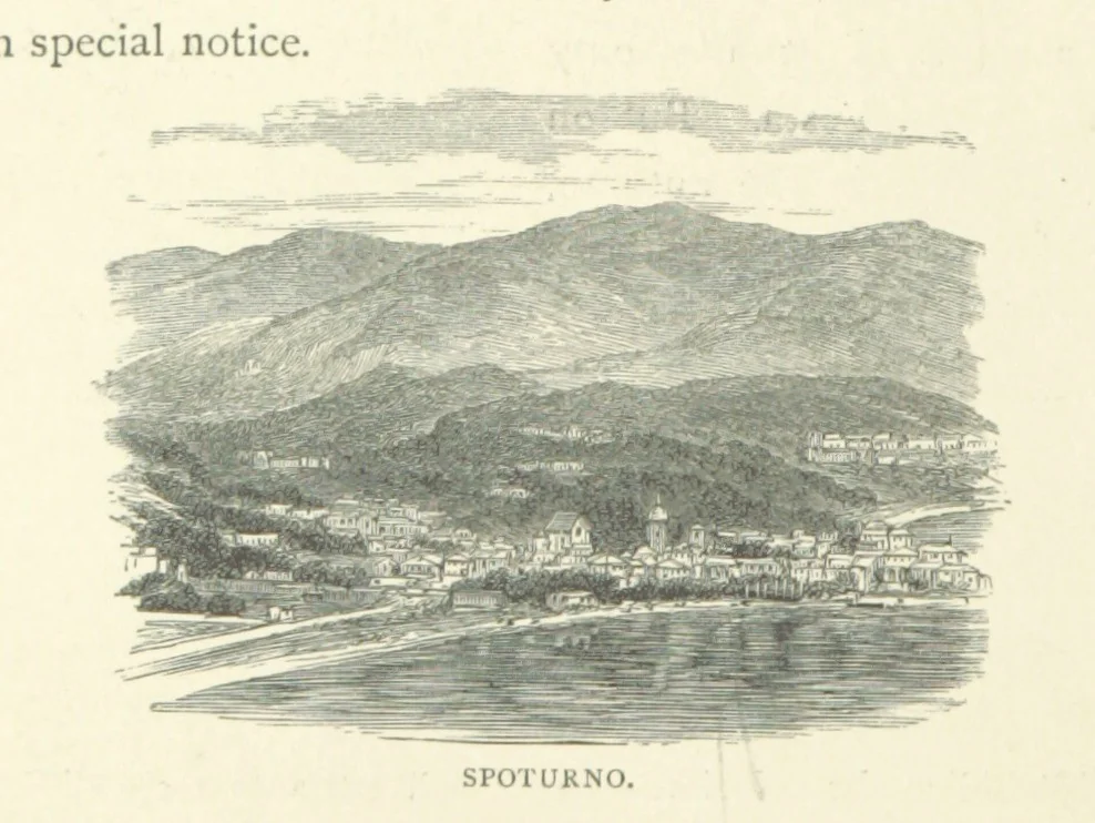 An illustration from The Riviera: pen and pencil sketches from Cannes to Genoa ... With ... chromo-lithographic illustrations ... from drawings by the author, 1870, leaf 172