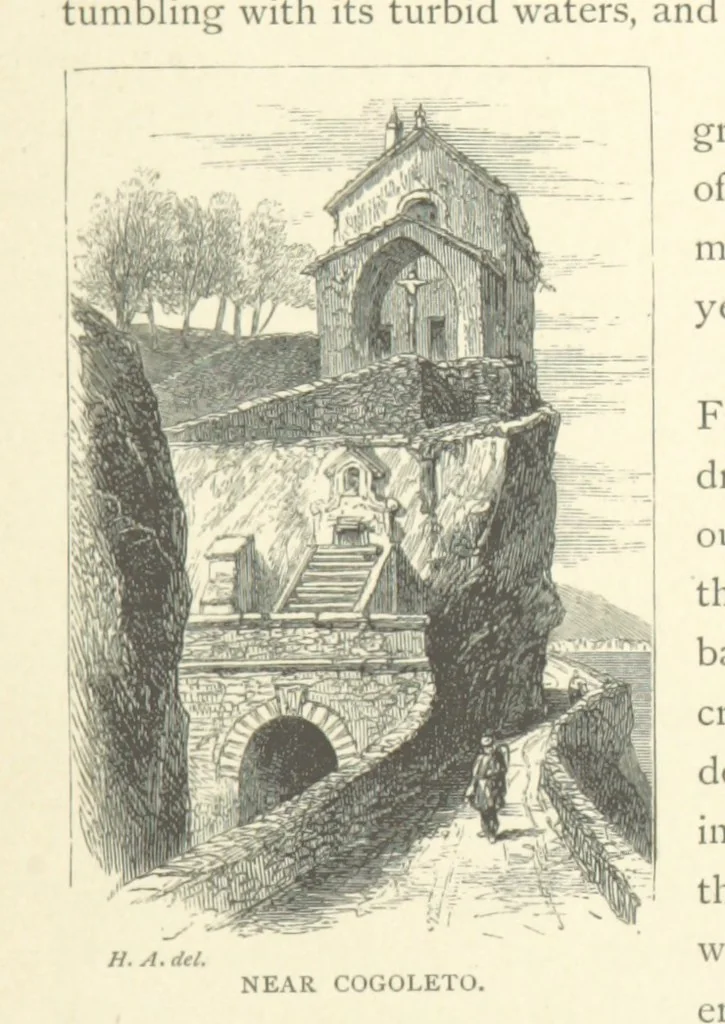 An illustration from The Riviera: pen and pencil sketches from Cannes to Genoa ... With ... chromo-lithographic illustrations ... from drawings by the author, 1870, leaf 175