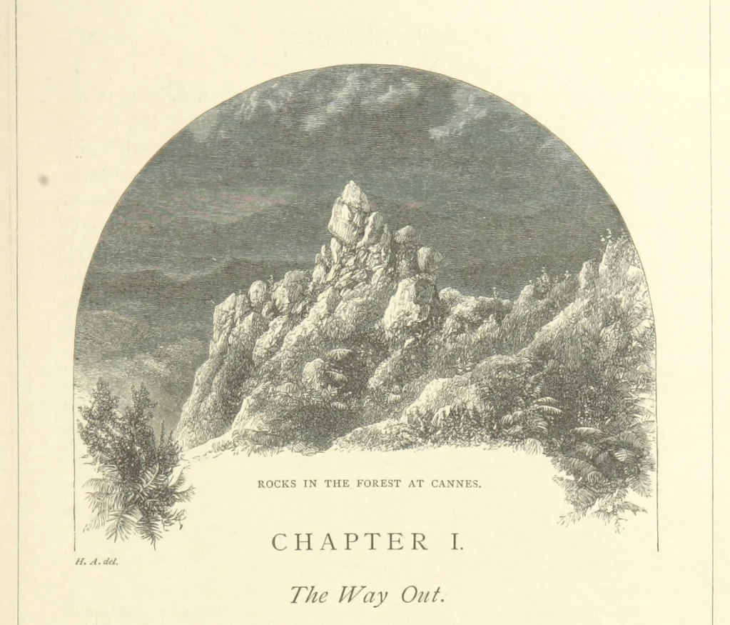 An illustration from The Riviera: pen and pencil sketches from Cannes to Genoa ... With ... chromo-lithographic illustrations ... from drawings by the author, 1870, leaf 21