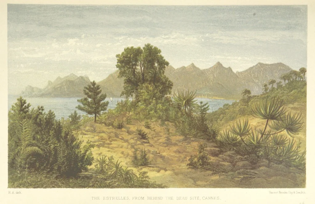 An illustration from The Riviera: pen and pencil sketches from Cannes to Genoa ... With ... chromo-lithographic illustrations ... from drawings by the author, 1870, leaf 29