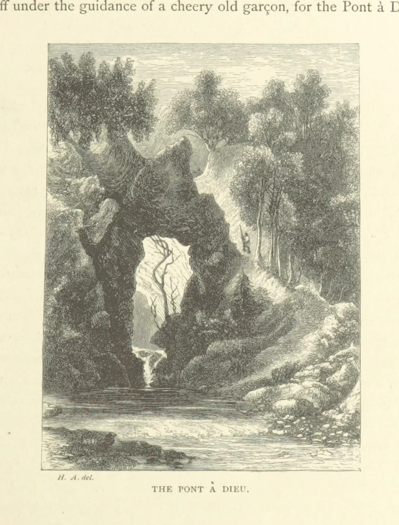 An illustration from The Riviera: pen and pencil sketches from Cannes to Genoa ... With ... chromo-lithographic illustrations ... from drawings by the author, 1870, leaf 43