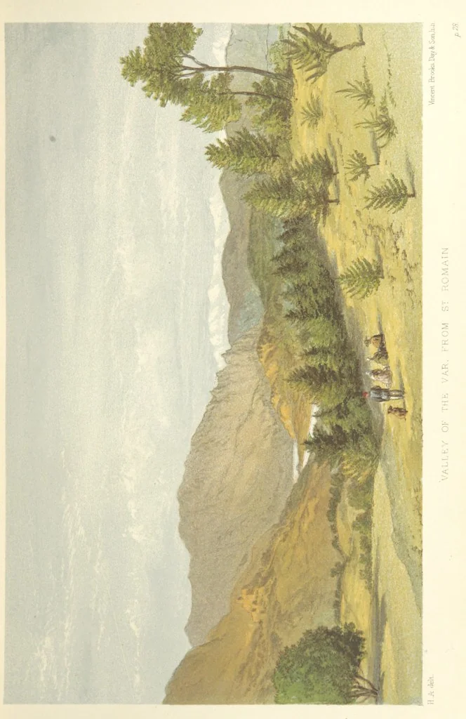 An illustration from The Riviera: pen and pencil sketches from Cannes to Genoa ... With ... chromo-lithographic illustrations ... from drawings by the author, 1870, leaf 59