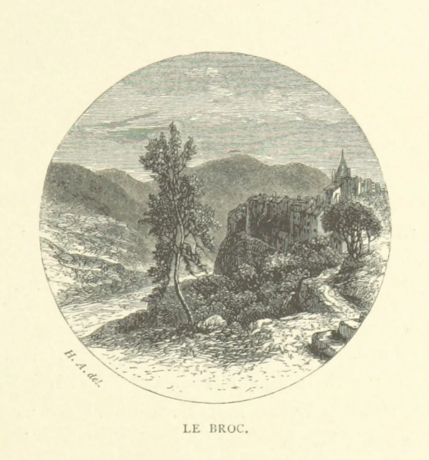 An illustration from The Riviera: pen and pencil sketches from Cannes to Genoa ... With ... chromo-lithographic illustrations ... from drawings by the author, 1870, leaf 61