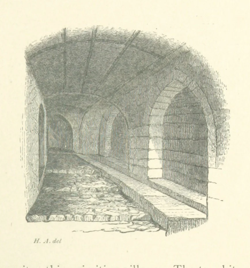 An illustration from The Riviera: pen and pencil sketches from Cannes to Genoa ... With ... chromo-lithographic illustrations ... from drawings by the author, 1870, leaf 99