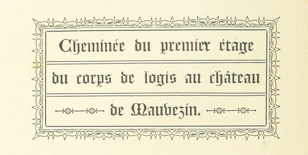 An illustration from Notice sur le château, les anciens seigneurs et la paroisse de Mauvezin, près Marmande ... Accompagnée de nombreux dessins, etc. [With an introduction by J. P. Tamizey de Larroque, 1887, leaf 122