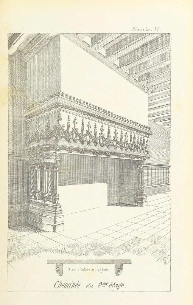 An illustration from Notice sur le château, les anciens seigneurs et la paroisse de Mauvezin, près Marmande ... Accompagnée de nombreux dessins, etc. [With an introduction by J. P. Tamizey de Larroque, 1887, leaf 133