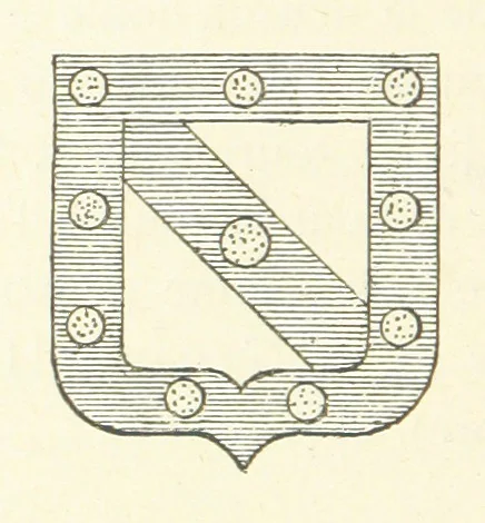 An illustration from Notice sur le château, les anciens seigneurs et la paroisse de Mauvezin, près Marmande ... Accompagnée de nombreux dessins, etc. [With an introduction by J. P. Tamizey de Larroque, 1887, leaf 184