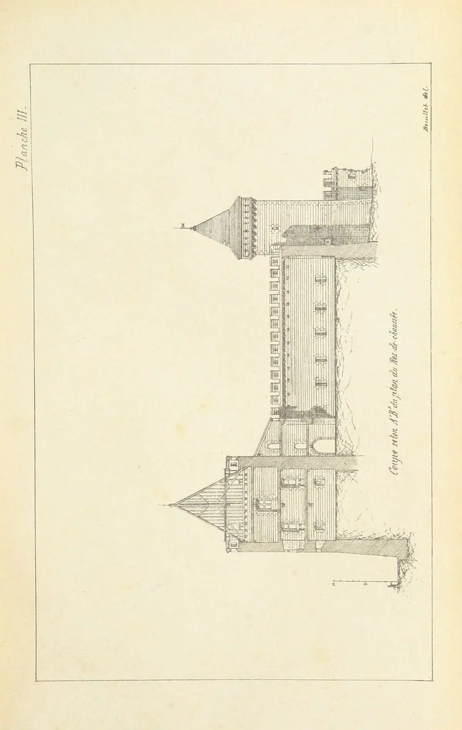 An illustration from Notice sur le château, les anciens seigneurs et la paroisse de Mauvezin, près Marmande ... Accompagnée de nombreux dessins, etc. [With an introduction by J. P. Tamizey de Larroque, 1887, leaf 23