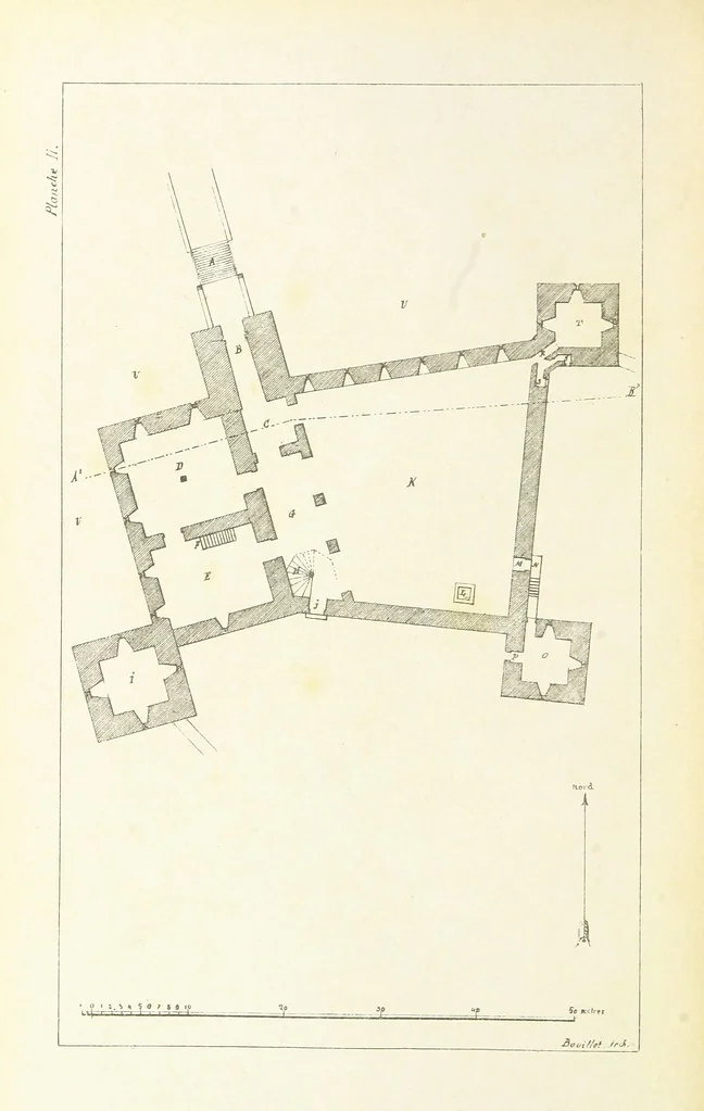 An illustration from Notice sur le château, les anciens seigneurs et la paroisse de Mauvezin, près Marmande ... Accompagnée de nombreux dessins, etc. [With an introduction by J. P. Tamizey de Larroque, 1887, leaf 34