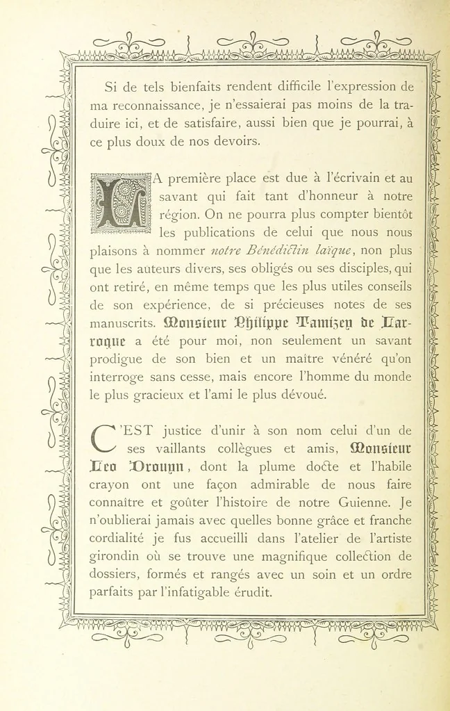 An illustration from Notice sur le château, les anciens seigneurs et la paroisse de Mauvezin, près Marmande ... Accompagnée de nombreux dessins, etc. [With an introduction by J. P. Tamizey de Larroque, 1887, leaf 520