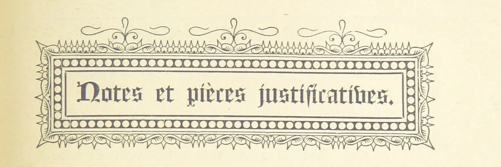 An illustration from Notice sur le château, les anciens seigneurs et la paroisse de Mauvezin, près Marmande ... Accompagnée de nombreux dessins, etc. [With an introduction by J. P. Tamizey de Larroque, 1887, leaf 525
