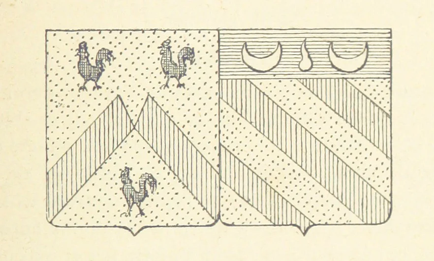 An illustration from Notice sur le château, les anciens seigneurs et la paroisse de Mauvezin, près Marmande ... Accompagnée de nombreux dessins, etc. [With an introduction by J. P. Tamizey de Larroque, 1887, leaf 629