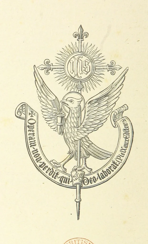 An illustration from Notice sur le château, les anciens seigneurs et la paroisse de Mauvezin, près Marmande ... Accompagnée de nombreux dessins, etc. [With an introduction by J. P. Tamizey de Larroque, 1887, leaf 724