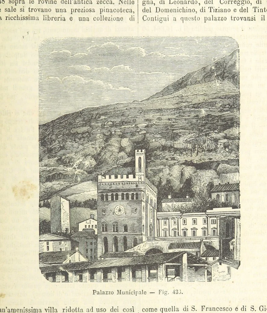 An illustration from Dizionario corografico dell' Italia ... Opera illustrata, etc, 1868, leaf 345