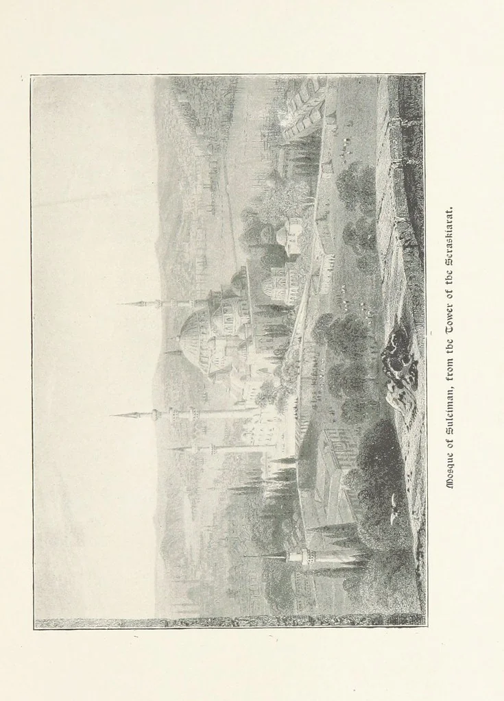An illustration from Constantinople ... Translated ... by Caroline Tilton, 1898, leaf 205