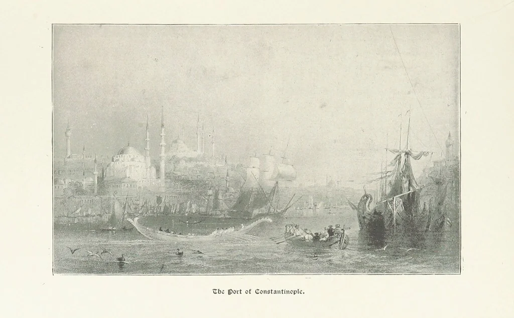 An illustration from Constantinople ... Translated ... by Caroline Tilton, 1898, leaf 37