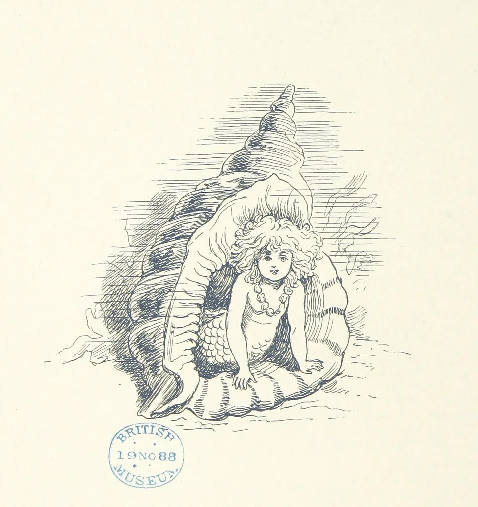 An illustration from The Story of the Mermaiden. Adapted from the German of Hans Andersen, by E. Ashe ... Illustrated by Laura Troubridge. [In verse, 1888, leaf 10