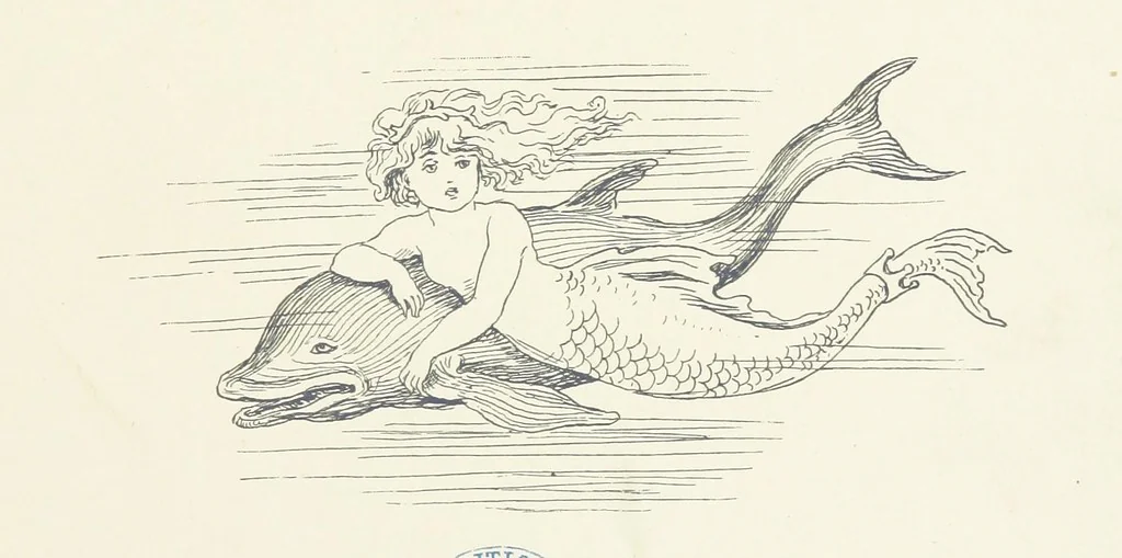 An illustration from The Story of the Mermaiden. Adapted from the German of Hans Andersen, by E. Ashe ... Illustrated by Laura Troubridge. [In verse, 1888, leaf 5