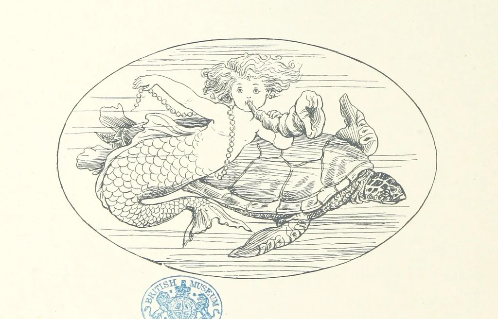 An illustration from The Story of the Mermaiden. Adapted from the German of Hans Andersen, by E. Ashe ... Illustrated by Laura Troubridge. [In verse, 1888, leaf 8