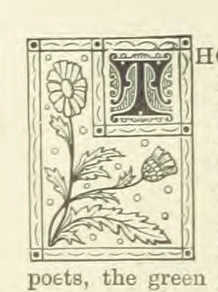 An illustration from North Country Poets. Poems and biographies of natives or residents of Northumberland, Cumberland, Westmoreland, Durham, Lancashire and Yorkshire. Edited by W. Andrews, 1888, leaf 178
