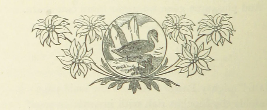 An illustration from North Country Poets. Poems and biographies of natives or residents of Northumberland, Cumberland, Westmoreland, Durham, Lancashire and Yorkshire. Edited by W. Andrews, 1888, leaf 184