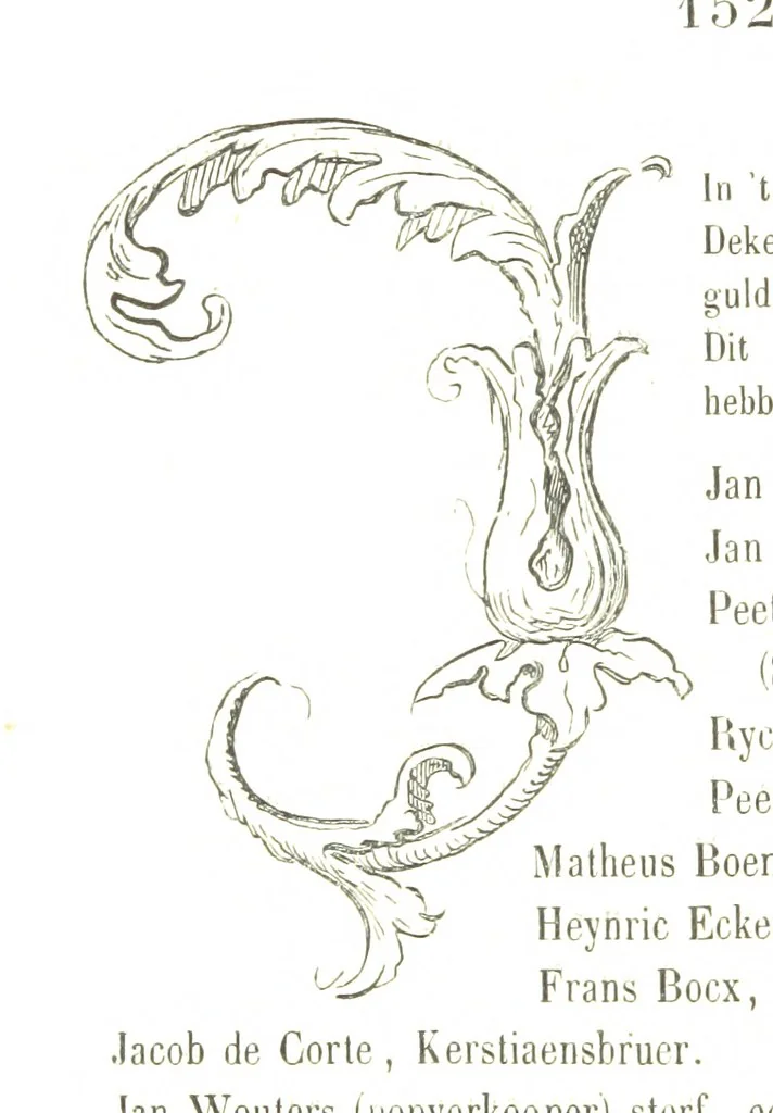 An illustration from De Liggeren en andere historische archieven der Antwerpsche Sint-Lucasgilde onder zinspreuk: “Wt Ionsten Versaemt,” afgeschreven en bewerkt door Ph. Rambouts en Th. van Lerius ... Les Liggeren et autres archives historiques, etc, 1864, leaf 118