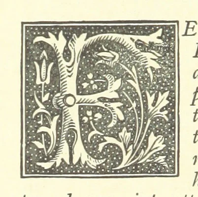 An illustration from An English Garner. Ingatherings from our history and literature, 1877, leaf 16