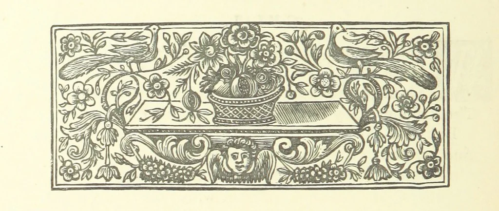 An illustration from An English Garner. Ingatherings from our history and literature, 1877, leaf 564