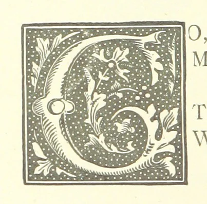 An illustration from An English Garner. Ingatherings from our history and literature, 1877, leaf 586